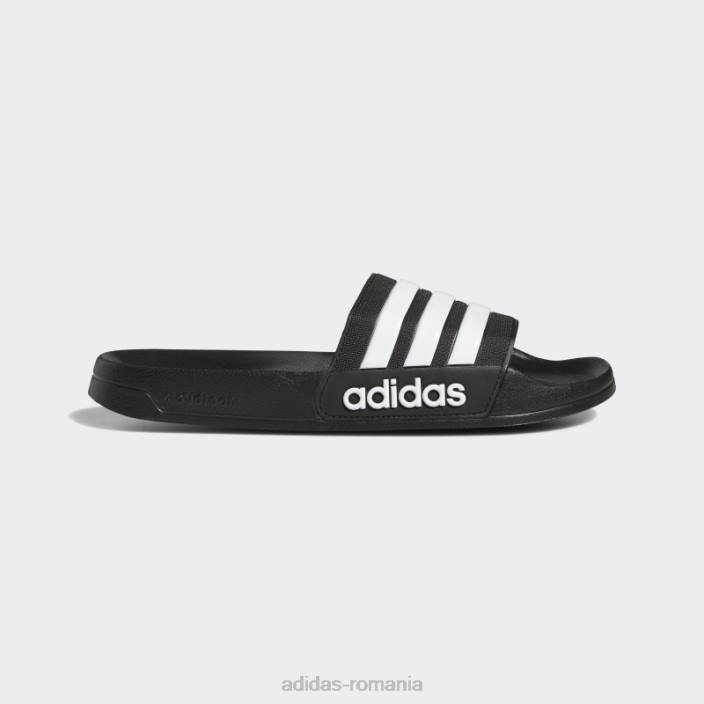 Adidas tobogane de duș adilette negru/alb unisex alb negru 2JBN8671