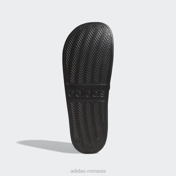 Adidas tobogane de duș adilette negru/alb unisex alb negru 2JBN8671