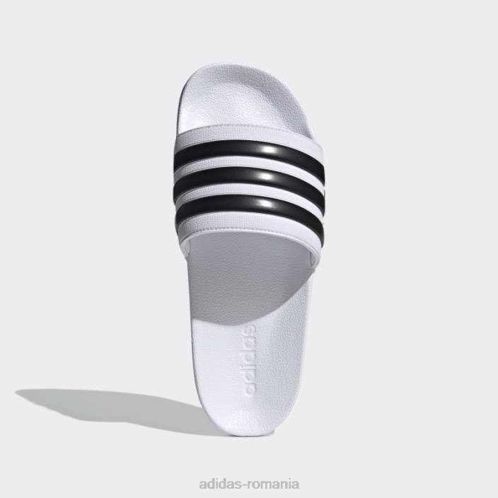Adidas tobogane de dus adilette alb/negru unisex alb negru 2JBN3918