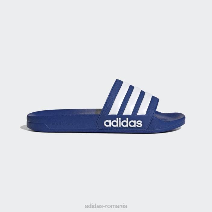 Adidas tobogane de dus adilette albastru regal adidas unisex albastru regal/alb 2JBN4404