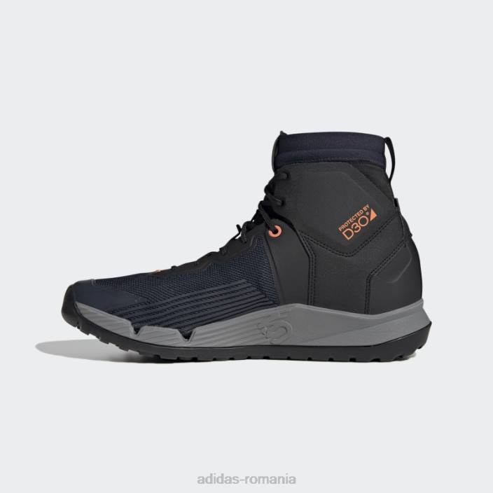 Adidas five ten trail cross mid pro mountain bike pantofi cerneală unisex cerneală/gri/coral 2JBN12674