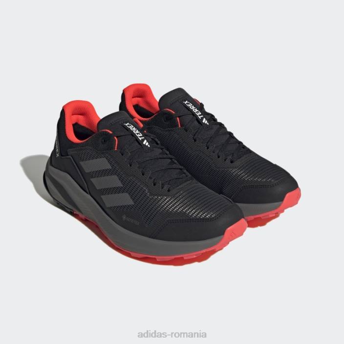 Adidas pantofi de alergare negri terrex trail rider gore-tex adidas unisex negru/gri/rosu 2JBN12807