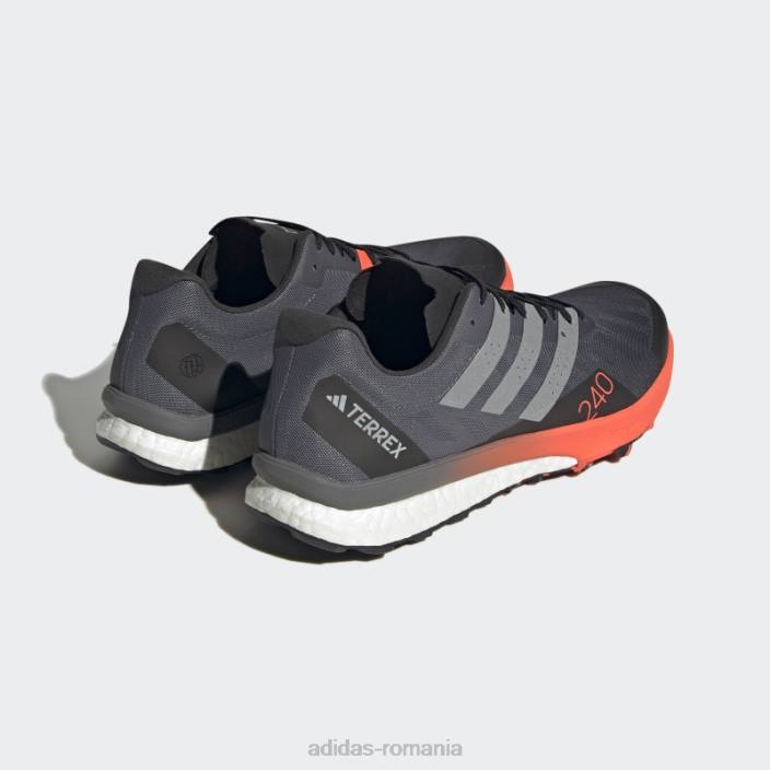 Adidas pantofi de alergare terrex speed ultra negru unisex negru/argintiu/rosu 2JBN12578