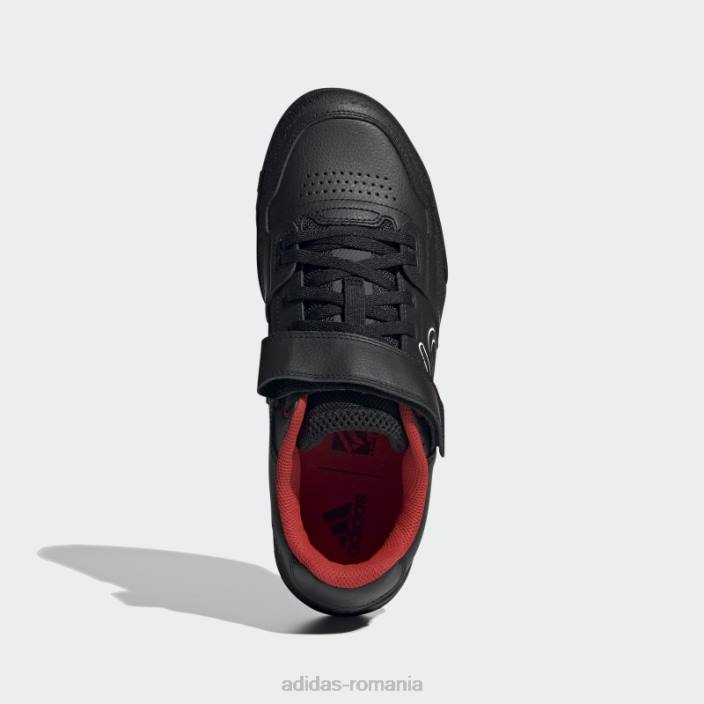 Adidas pantofi de biciclete de munte eleganti cinci ten hellcat albi unisex alb negru 2JBN4277