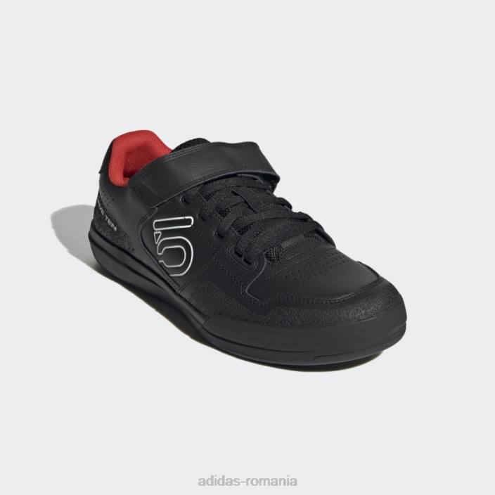 Adidas pantofi de biciclete de munte eleganti cinci ten hellcat albi unisex alb negru 2JBN4277