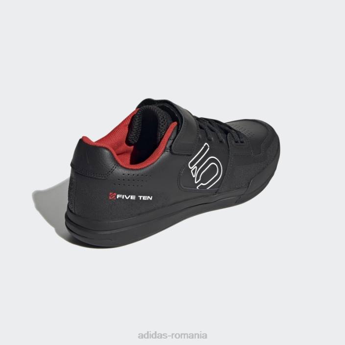 Adidas pantofi de biciclete de munte eleganti cinci ten hellcat albi unisex alb negru 2JBN4277