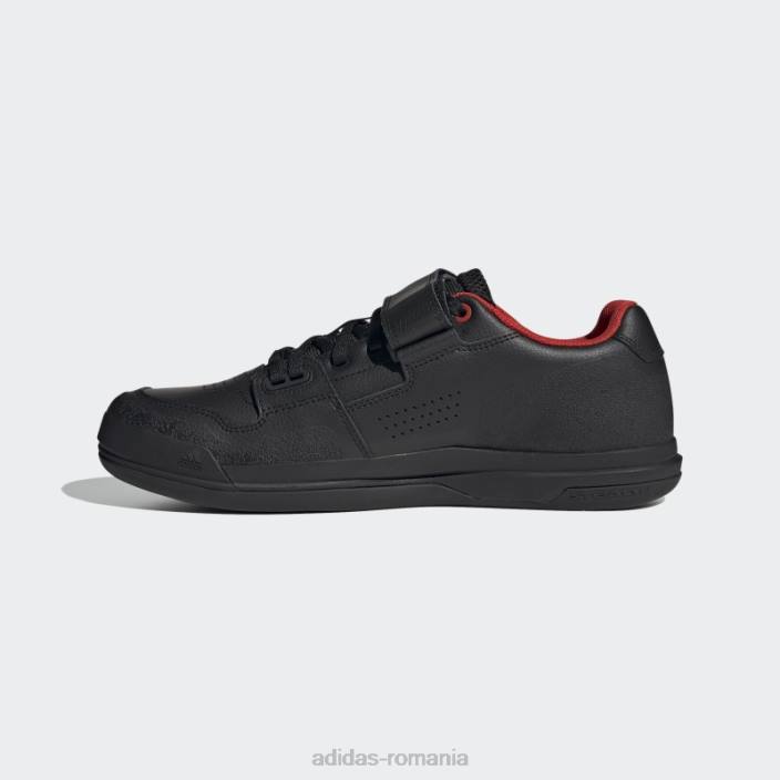 Adidas pantofi de biciclete de munte eleganti cinci ten hellcat albi unisex alb negru 2JBN4277