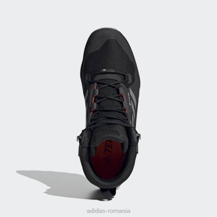 Adidas pantofi de drumeție negri terrex swift r3 mid gore-tex unisex negru/gri/rosu 2JBN8686