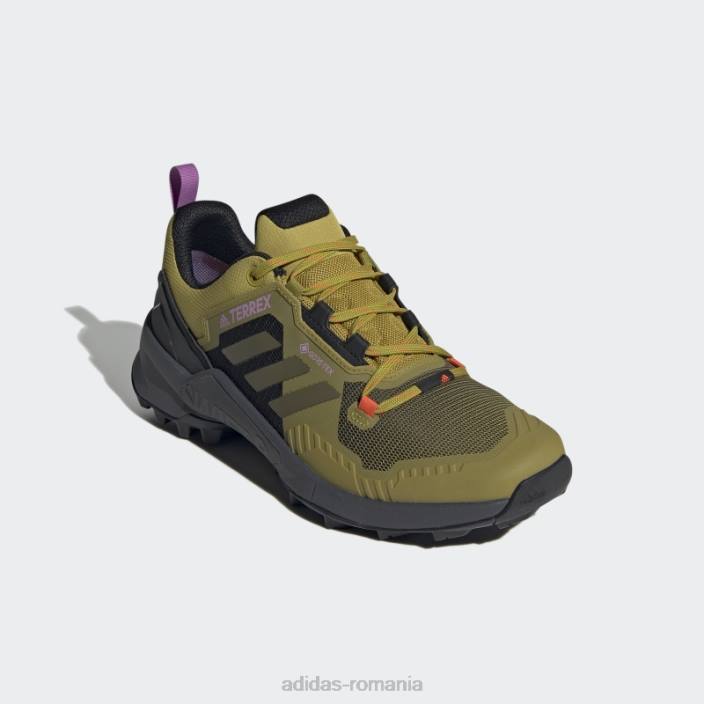 Adidas pantofi de drumeție olive terrex swift r3 gore-tex unisex măsline/portocale 2JBN12863