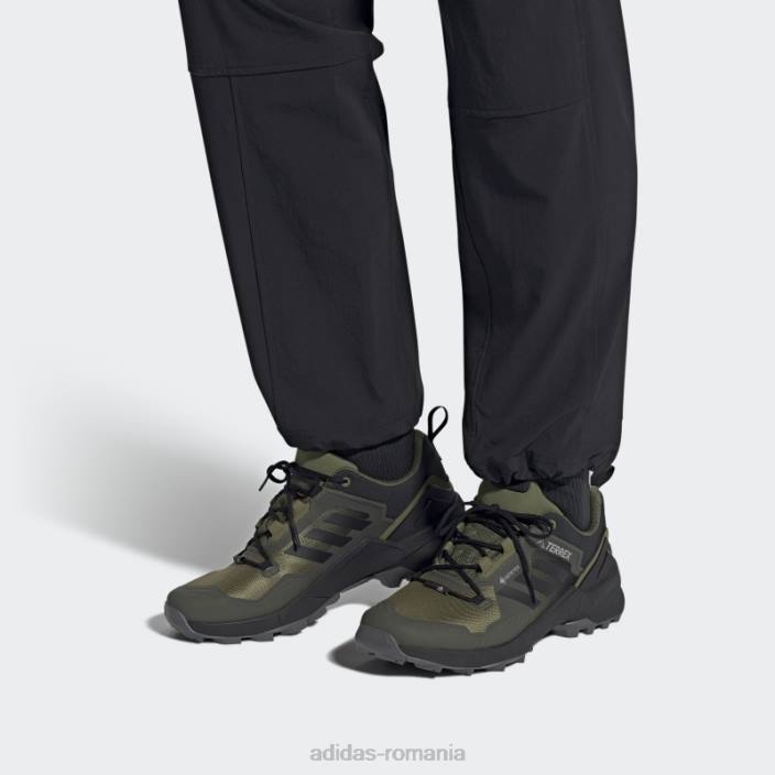 Adidas pantofi de drumeție olive terrex swift r3 gore-tex unisex măsliniu/negru/gri 2JBN12850