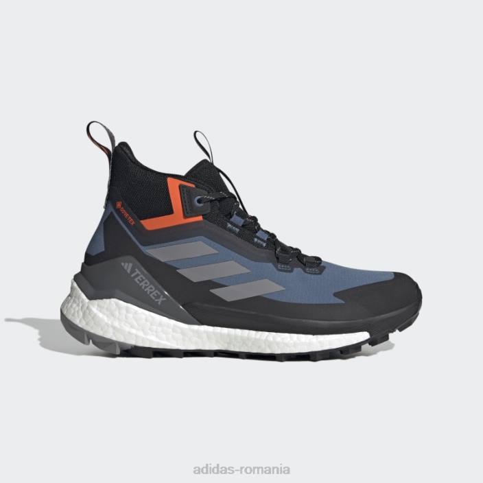 Adidas pantofi de drumeție steel terrex free hiker gore-tex 2.0 adidas unisex otel/gri/portocaliu 2JBN12573