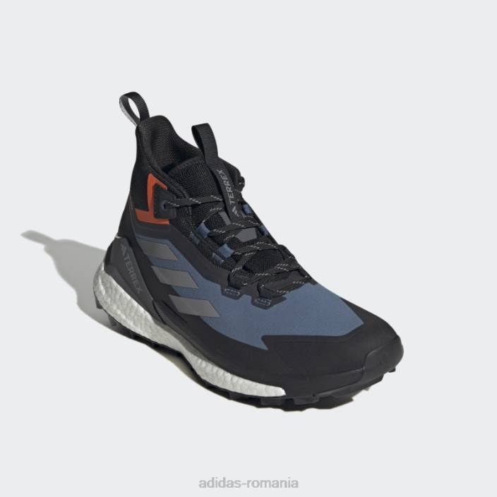 Adidas pantofi de drumeție steel terrex free hiker gore-tex 2.0 adidas unisex otel/gri/portocaliu 2JBN12573