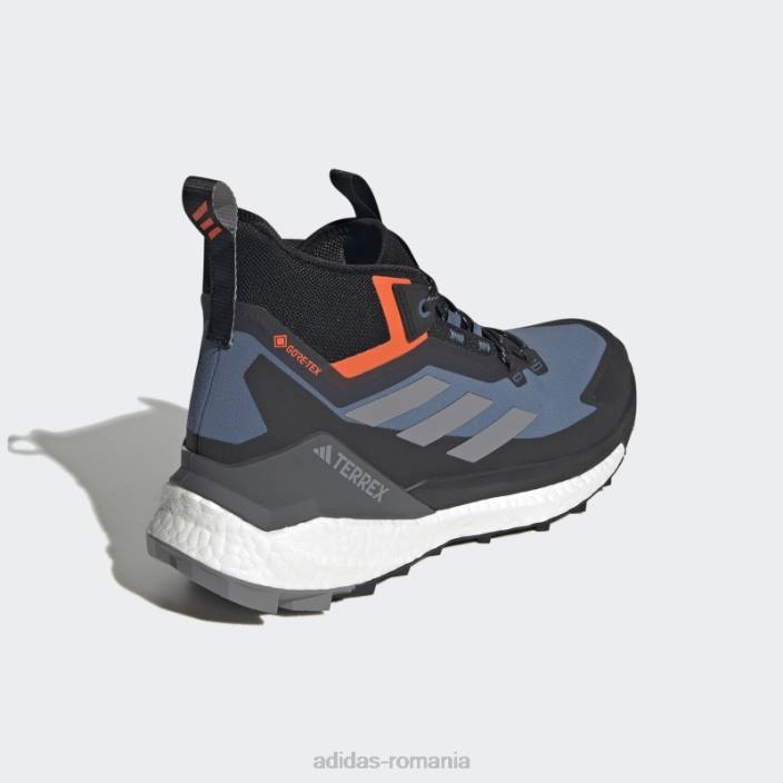 Adidas pantofi de drumeție steel terrex free hiker gore-tex 2.0 adidas unisex otel/gri/portocaliu 2JBN12573