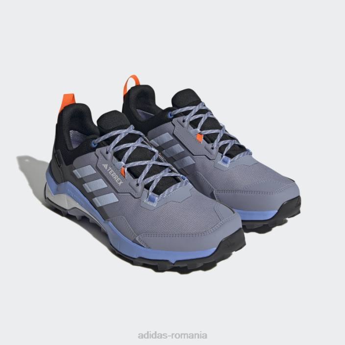 Adidas pantofi de drumeție terrex ax4 gore-tex violet argintiu unisex argintiu violet/albastru zori/negru 2JBN12236
