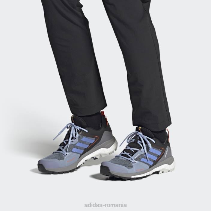 Adidas pantofi de drumeție terrex skychaser gore-tex 2.0 albastru alba adidas unisex albastru zori/albastru/negru 2JBN12444