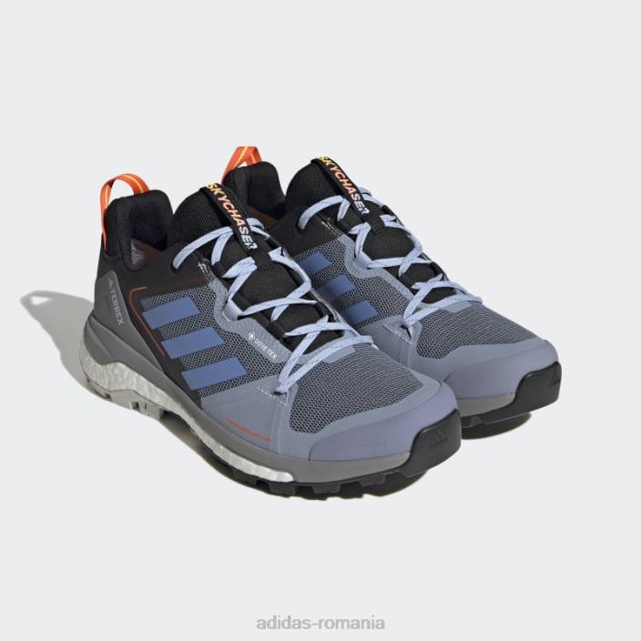 Adidas pantofi de drumeție terrex skychaser gore-tex 2.0 albastru alba adidas unisex albastru zori/albastru/negru 2JBN12444