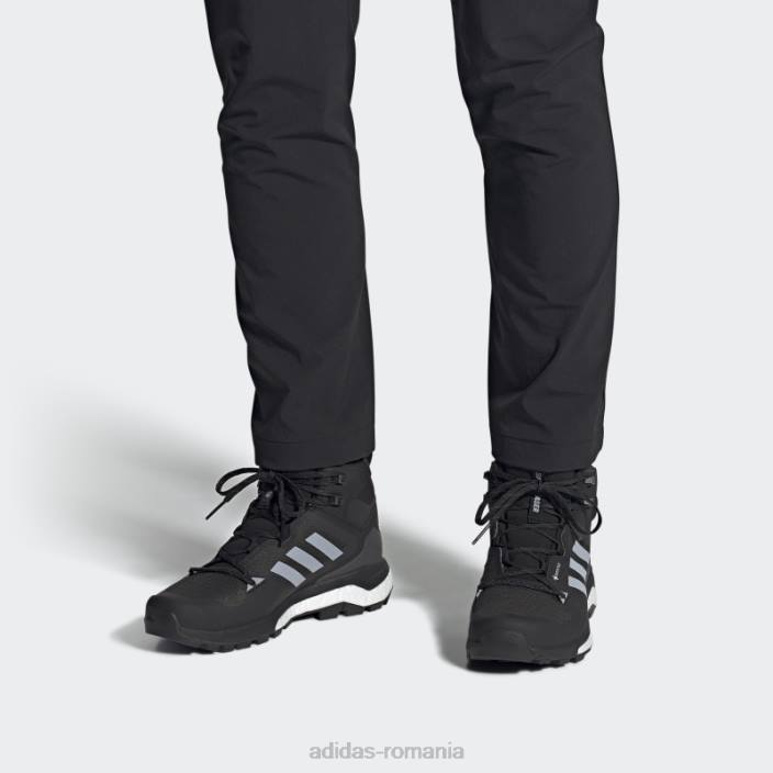 Adidas pantofi de drumeție terrex skychaser mid gore-tex 2.0 negri unisex negru/argintiu/gri 2JBN12500