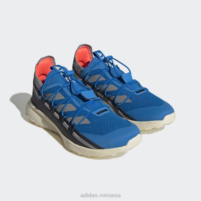 Adidas pantofi de voiaj terrex voyager 21 blue rush unisex papură albastră/gri/negru 2JBN12691
