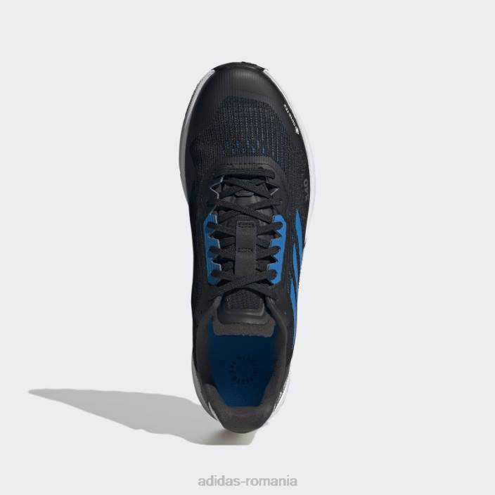 Adidas pantofi negri terrex agravic flow 2.0 gore-tex trail running unisex negru/albastru rush/turbo 2JBN12923