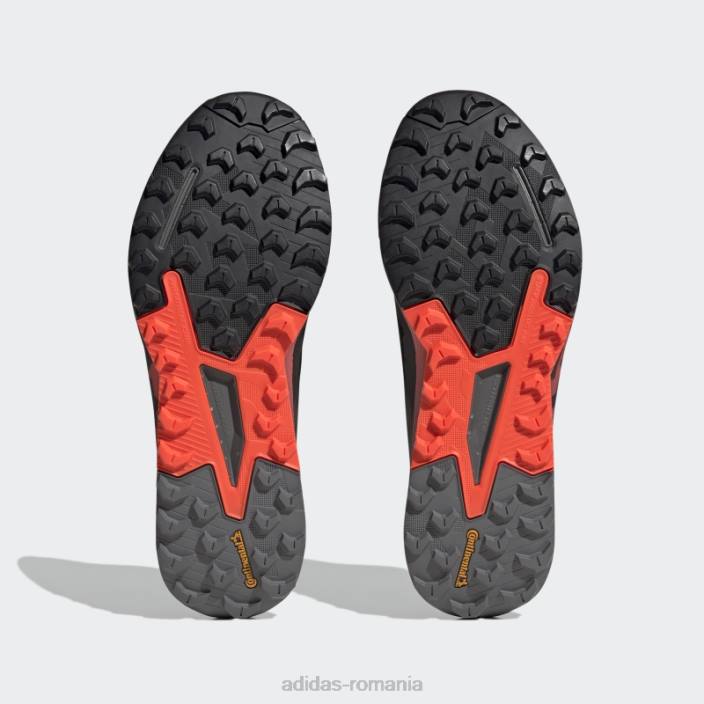 Adidas pantofi negri terrex agravic flow gore-tex trail running 2.0 unisex negru/gri/alb 2JBN12341