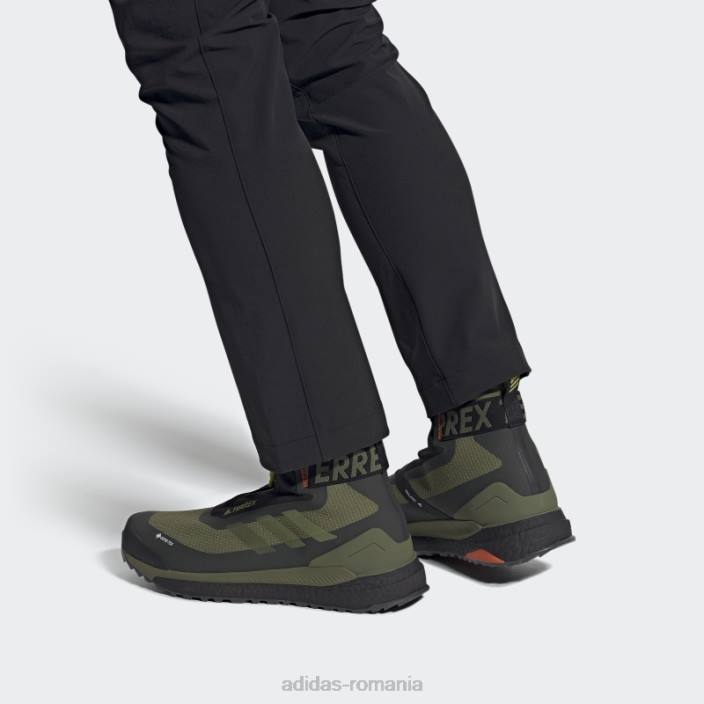 Adidas terrex free hiker cold.rdy cizme de drumeție olive unisex măsline/portocale 2JBN12223