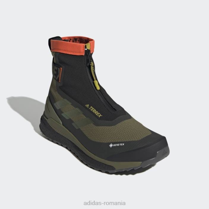 Adidas terrex free hiker cold.rdy cizme de drumeție olive unisex măsline/portocale 2JBN12223