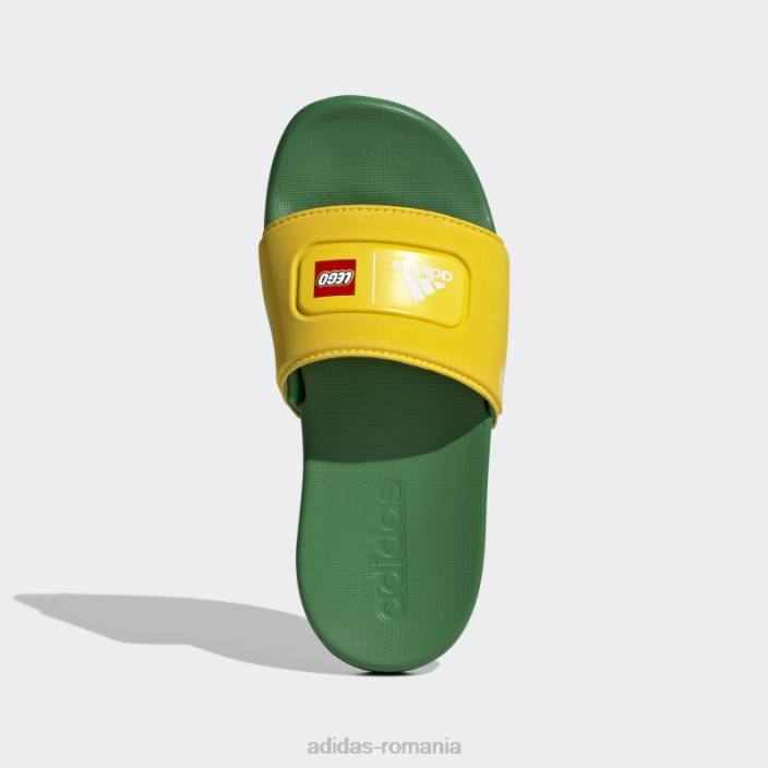 Adidas adilette eqt yellow comfort x lego slides fashion unisex eqt galben/alb/verde 2JBN3495