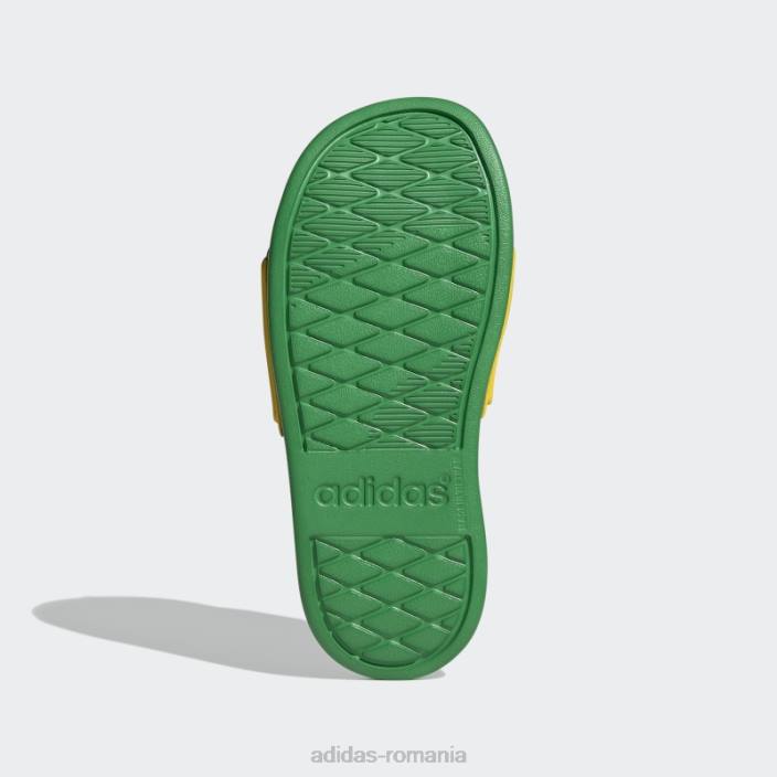 Adidas adilette eqt yellow comfort x lego slides fashion unisex eqt galben/alb/verde 2JBN3495