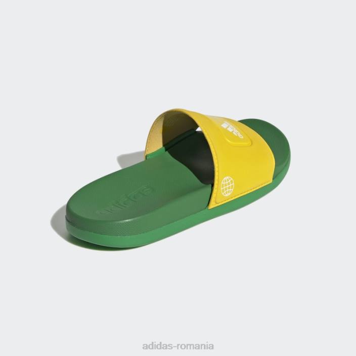 Adidas adilette eqt yellow comfort x lego slides fashion unisex eqt galben/alb/verde 2JBN3495