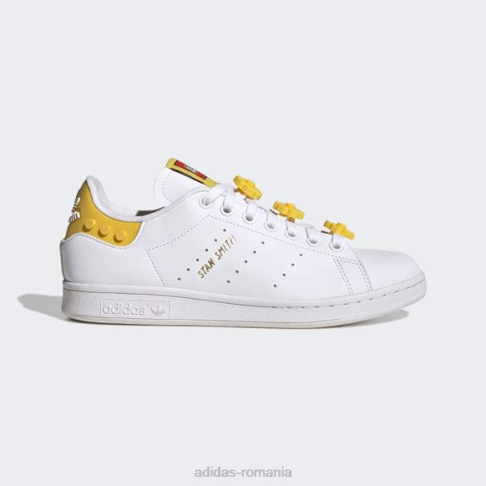 Adidas alb stan smith x legomodă pantofi unisex alb/auriu metalic 2JBN3076
