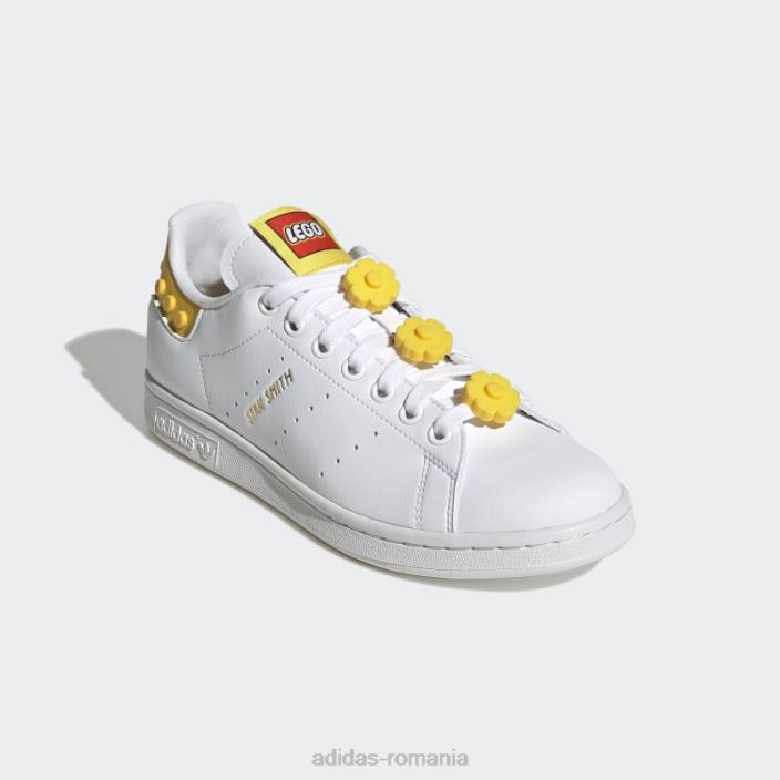 Adidas alb stan smith x legomodă pantofi unisex alb/auriu metalic 2JBN3076