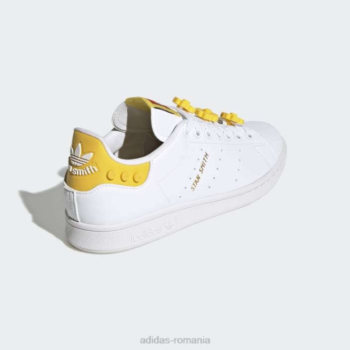 Adidas alb stan smith x legomodă pantofi unisex alb/auriu metalic 2JBN3076