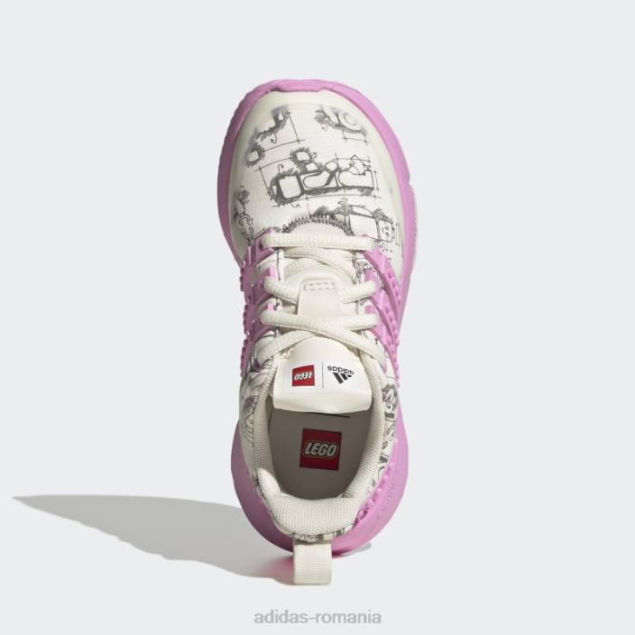 Adidas alb x lego racer tr pantofi moda unisex alb/liliac/negru 2JBN11521