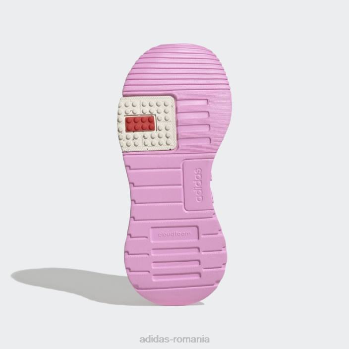 Adidas alb x lego racer tr pantofi moda unisex alb/liliac/negru 2JBN11521