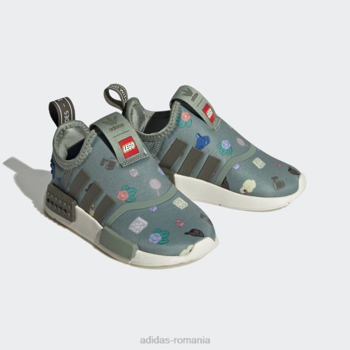 Adidas argintiu verde nmd 360 x pantofi lego fierbinte unisex verde argintiu/măsliniu/alb 2JBN18029