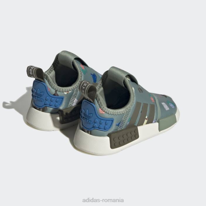 Adidas argintiu verde nmd 360 x pantofi lego fierbinte unisex verde argintiu/măsliniu/alb 2JBN18029