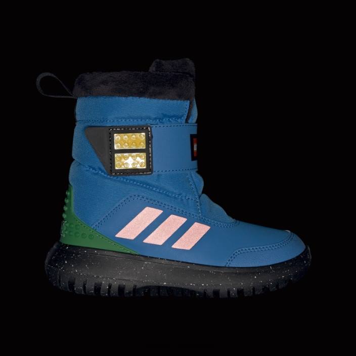 Adidas cizme shock blue x lego winterplay unisex soc albastru/rosu/negru 2JBN24919