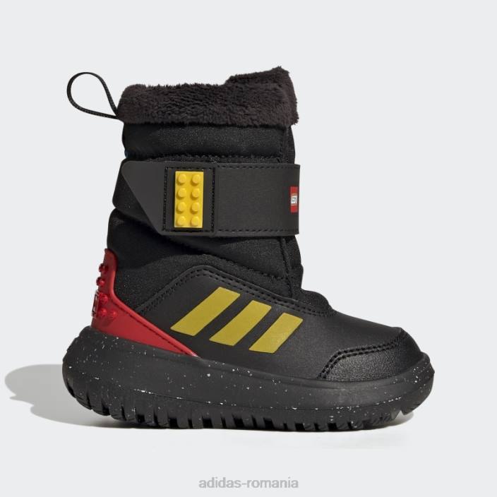 Adidas cizme x lego winterplay black hot unisex negru/eqt galben/rosu 2JBN24915
