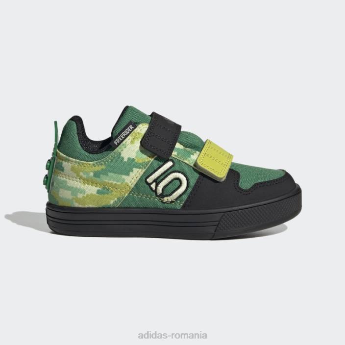 Adidas five ten freerider x lego mountain bike pantofi verde fierbinte unisex verde/verde strălucire/negru 2JBN18050
