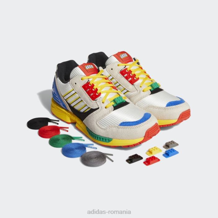 Adidas galben zx 8000 lego pantofi unisex galben/fericire/alb 2JBN413