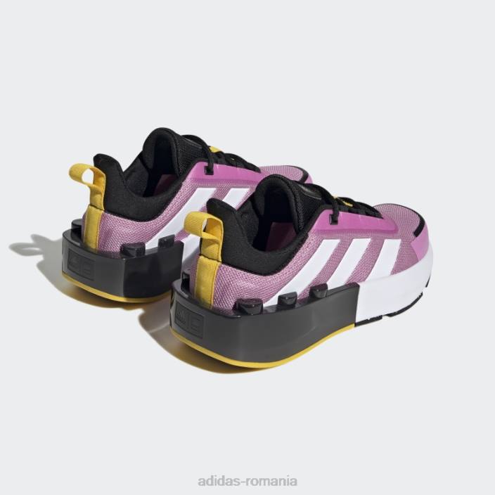 Adidas orhidee x lego tech rnr pantofi moda unisex orhidee/alb/negru 2JBN24928