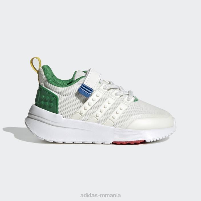 Adidas pantofi albi fashion x lego racer tr21 unisex alb/verde 2JBN24454