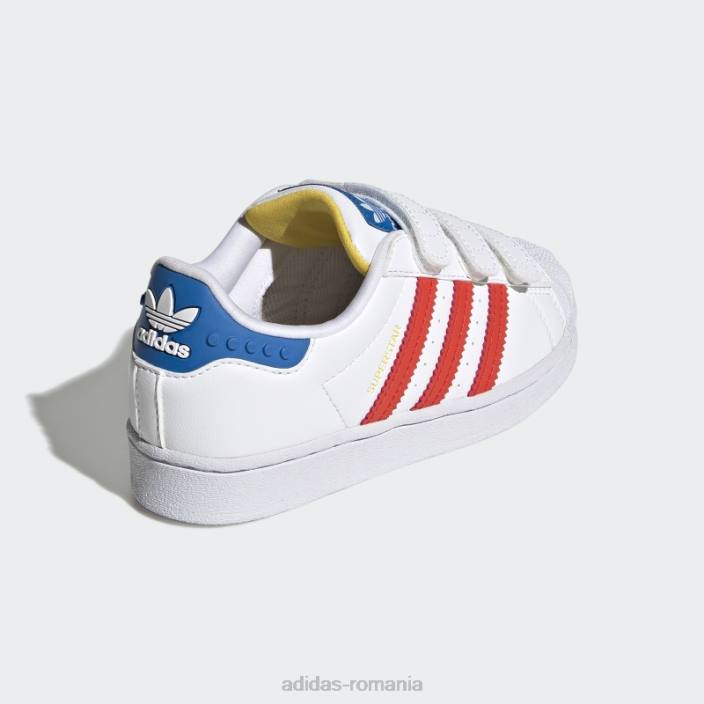 Adidas pantofi albi superstar x lego unisex alb/pantone 2JBN11533