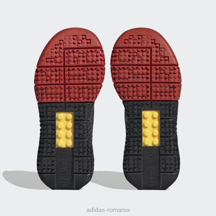 Adidas pantofi cu dantelă elastică și cu curele de sus black hot dna x lego unisex negru/rosu 2JBN11139