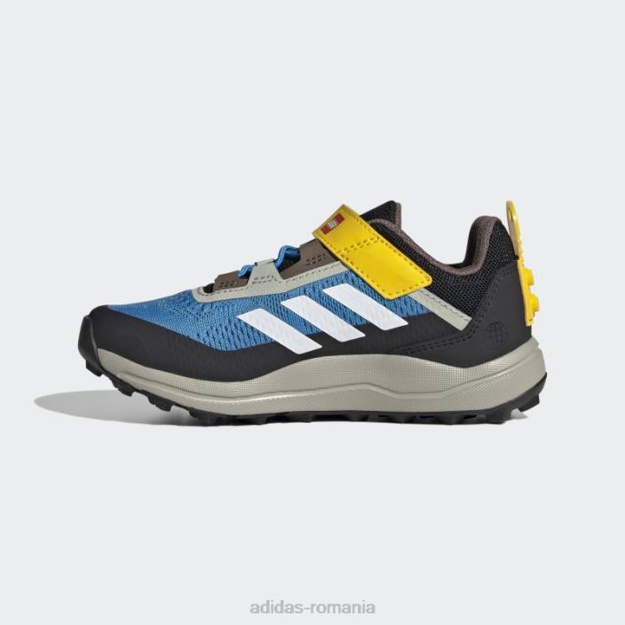 Adidas pantofi de alergare terrex x lego agravic flow albastru unisex albastru/alb/gri metal 2JBN11456