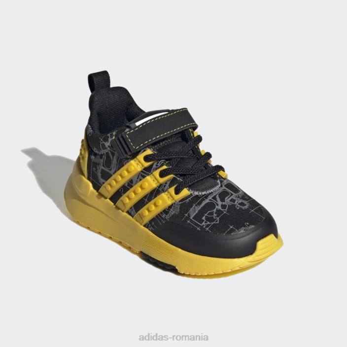 Adidas pantofi negri x lego racer tr fashion unisex negru/eqt galben/gri 2JBN24661