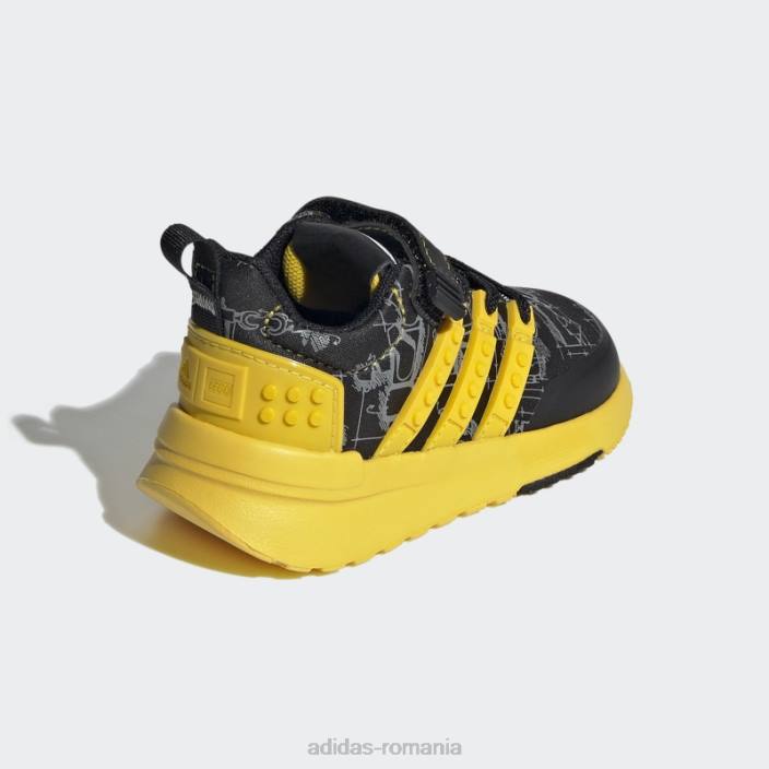 Adidas pantofi negri x lego racer tr fashion unisex negru/eqt galben/gri 2JBN24661
