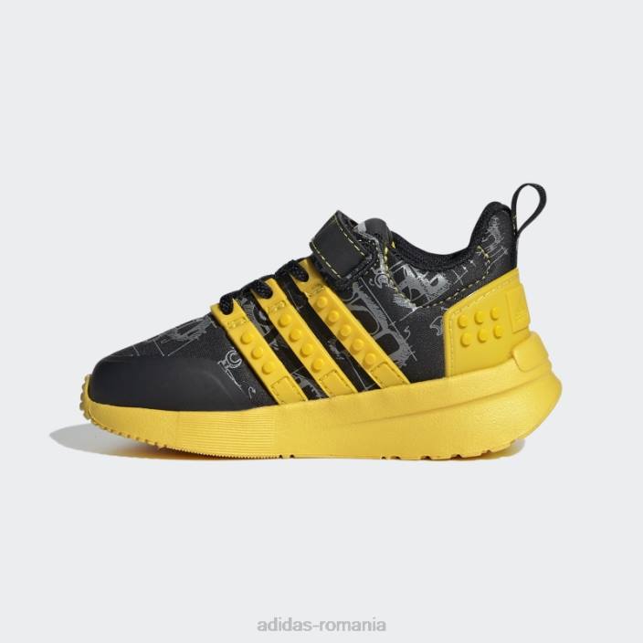 Adidas pantofi negri x lego racer tr fashion unisex negru/eqt galben/gri 2JBN24661