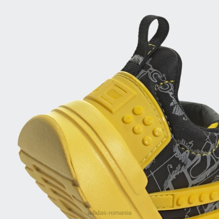 Adidas pantofi negri x lego racer tr fierbinți unisex negru/eqt galben/gri 2JBN11526
