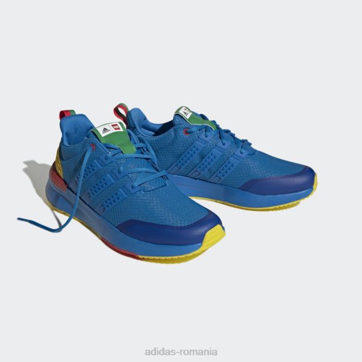 Adidas pantofi racer tr21 x lego soc albastru moda unisex soc albastru/galben 2JBN4245